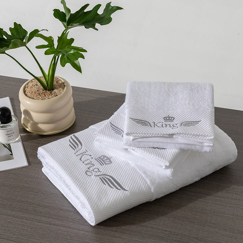 Hotel Bedding and Towels with Custom Logo Option